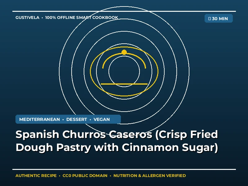 Spanische Churros Caseros (knusprig frittiertes Teiggebäck mit Zimtzucker)