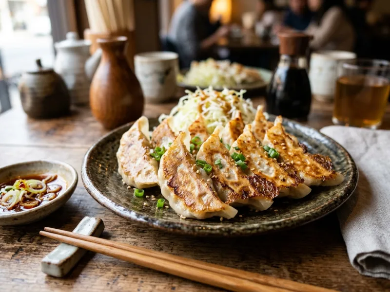 Japonské vepřové gyoza (smažené knedlíky s křupavým dnem a šťavnatou vepřovou náplní)